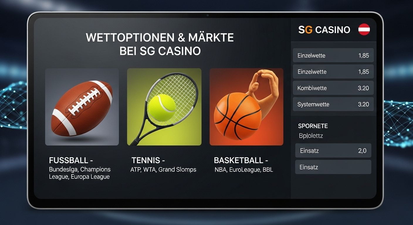 Wettoptionen und Märkte betting options