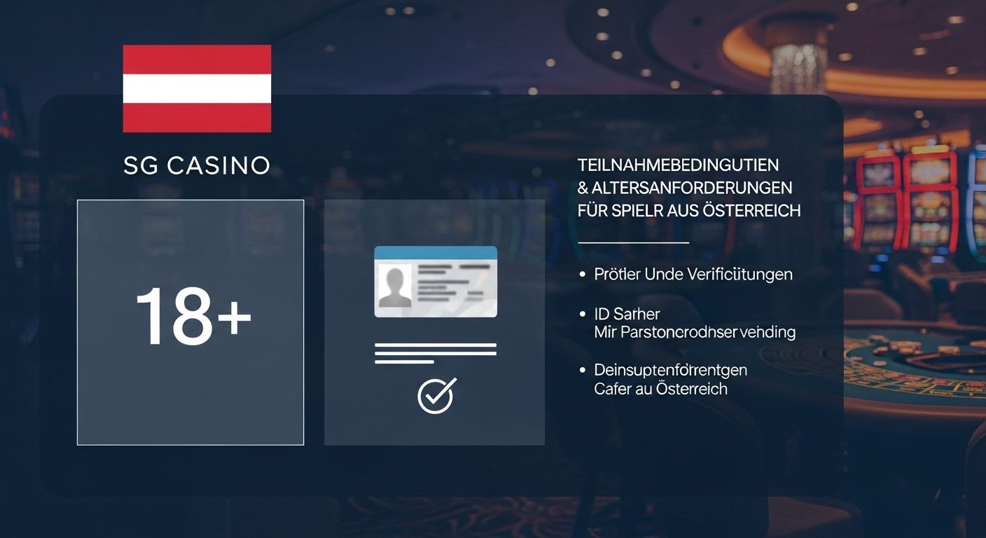 Teilnahmeberechtigung und Altersvoraussetzungen casino account problems